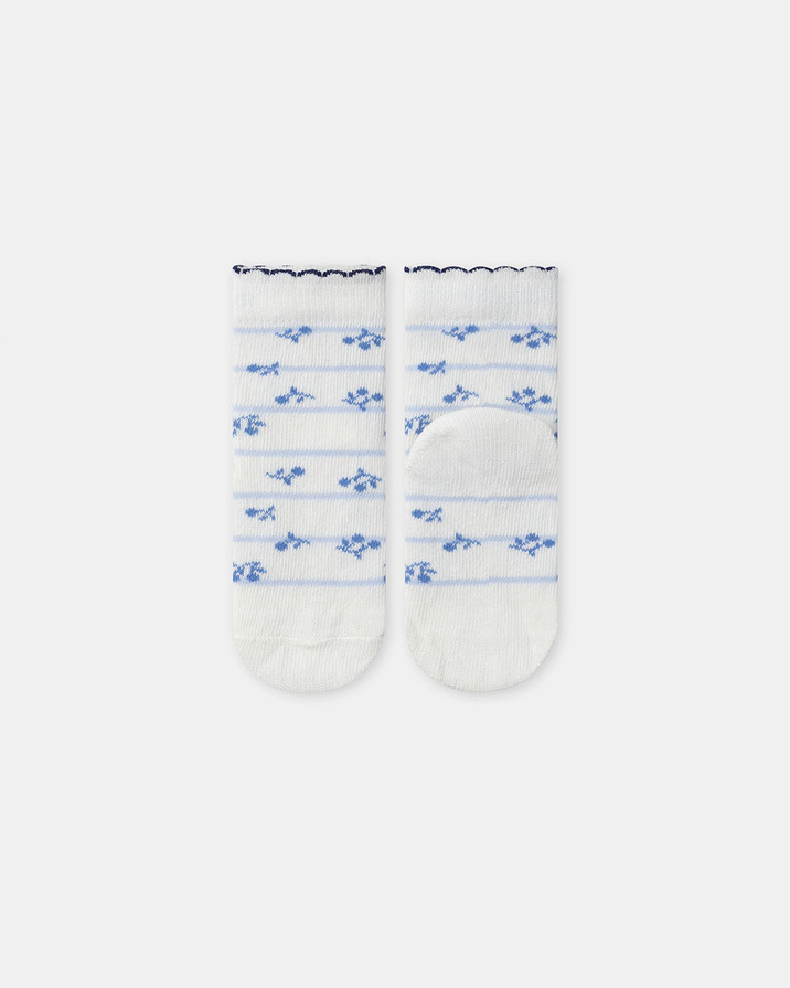 Set of 3 pairs of berry print socks Blue colour  Sergent Major