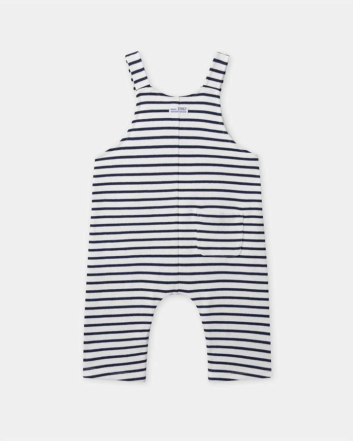 Striped dungarees Navy blue colour  Sergent Major