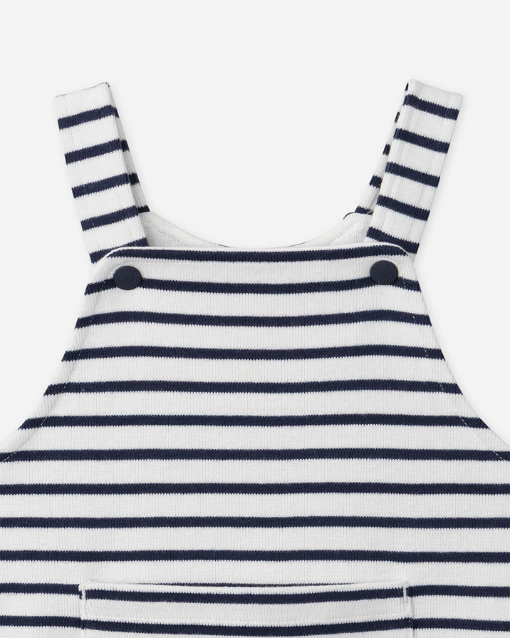 Striped dungarees Navy blue colour  Sergent Major