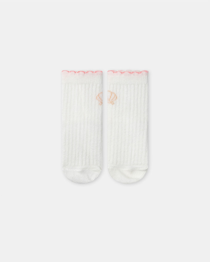 Ribbed shell socks Ecru colour  Sergent Major