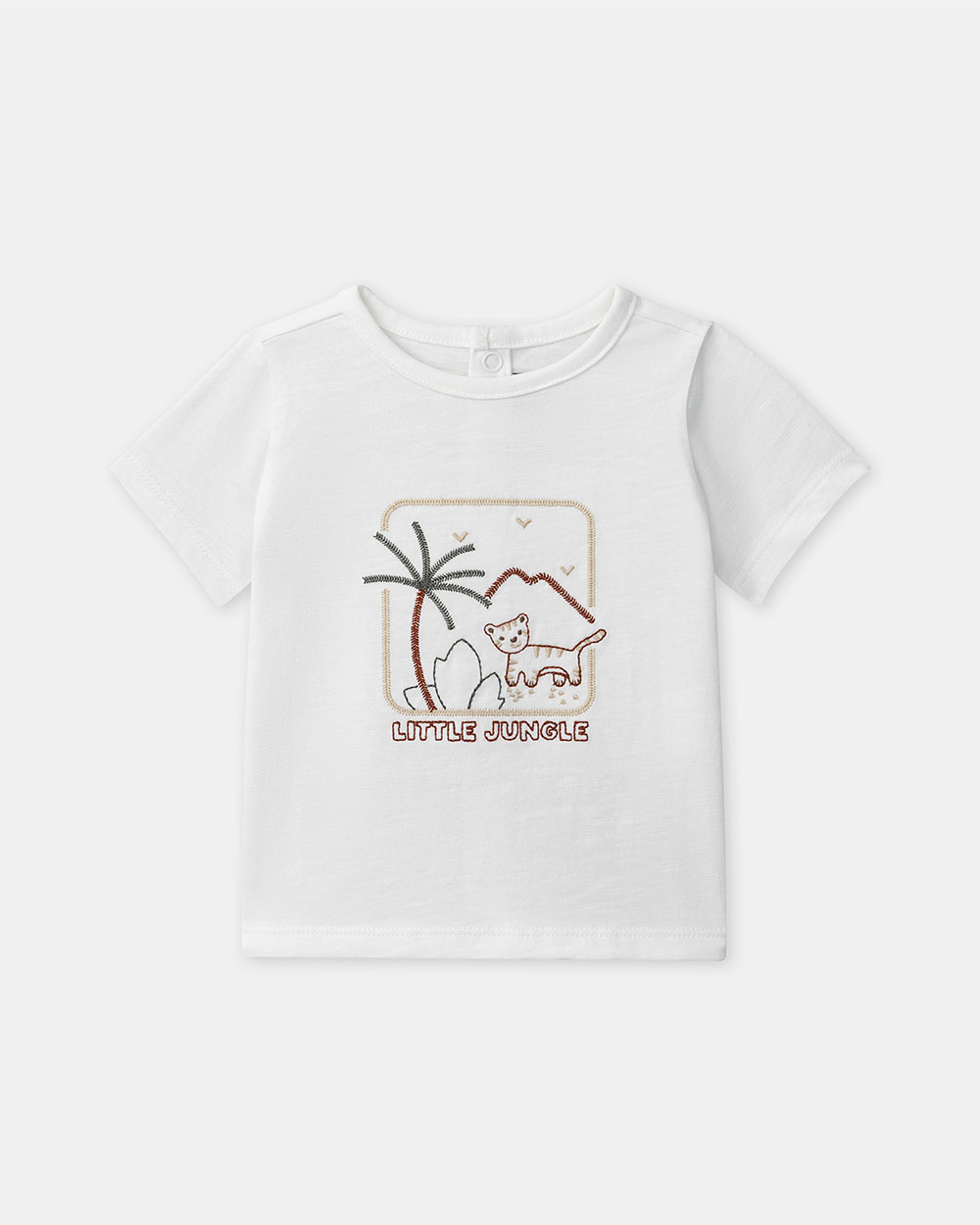 Jungle print T-shirt Ecru colour  Sergent Major
