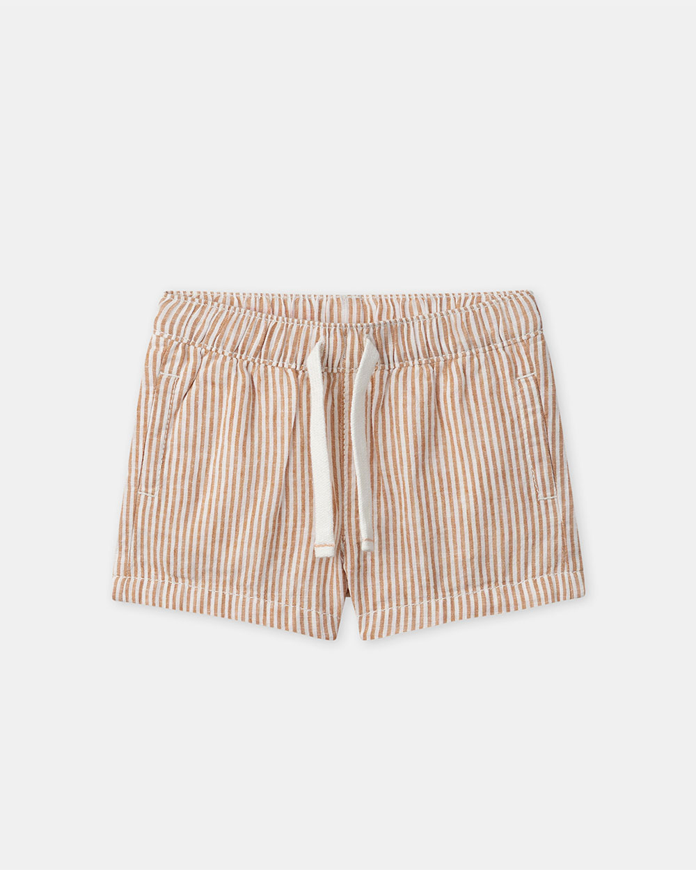 Comfortable striped shorts Orange colour  Sergent Major