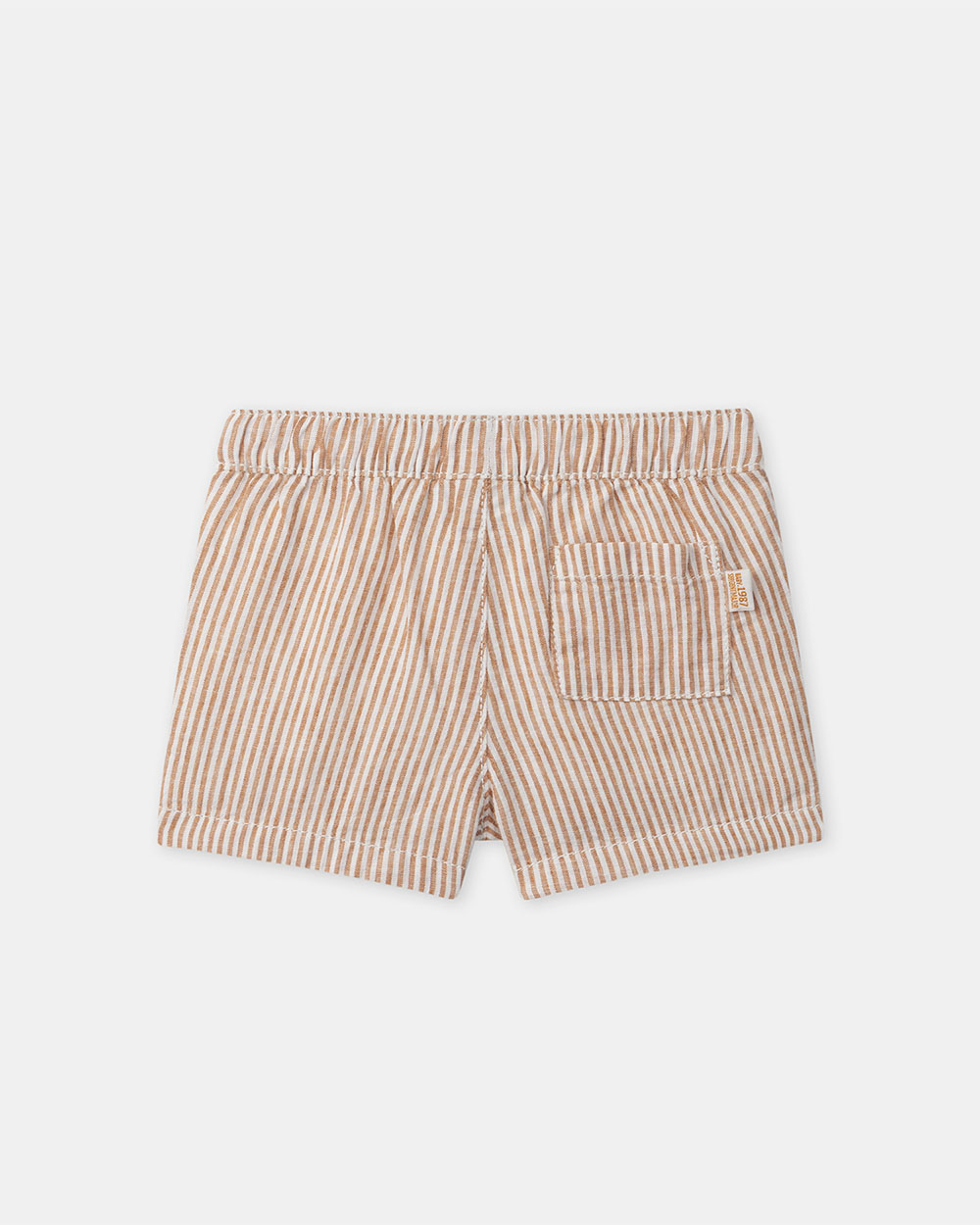 Comfortable striped shorts Orange colour  Sergent Major