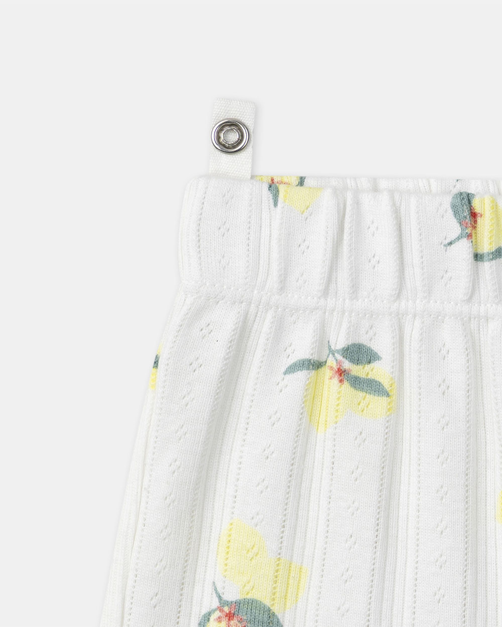 Two-piece lemon print pajamas Ecru colour  Sergent Major