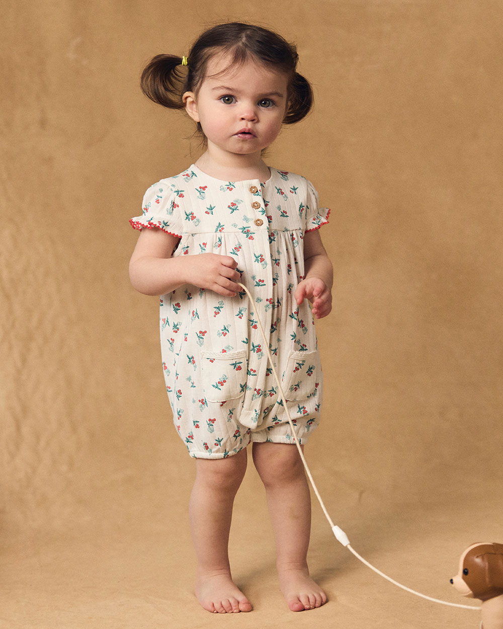 Fruit and butterfly print jumpsuit Ecru colour  Sergent Major