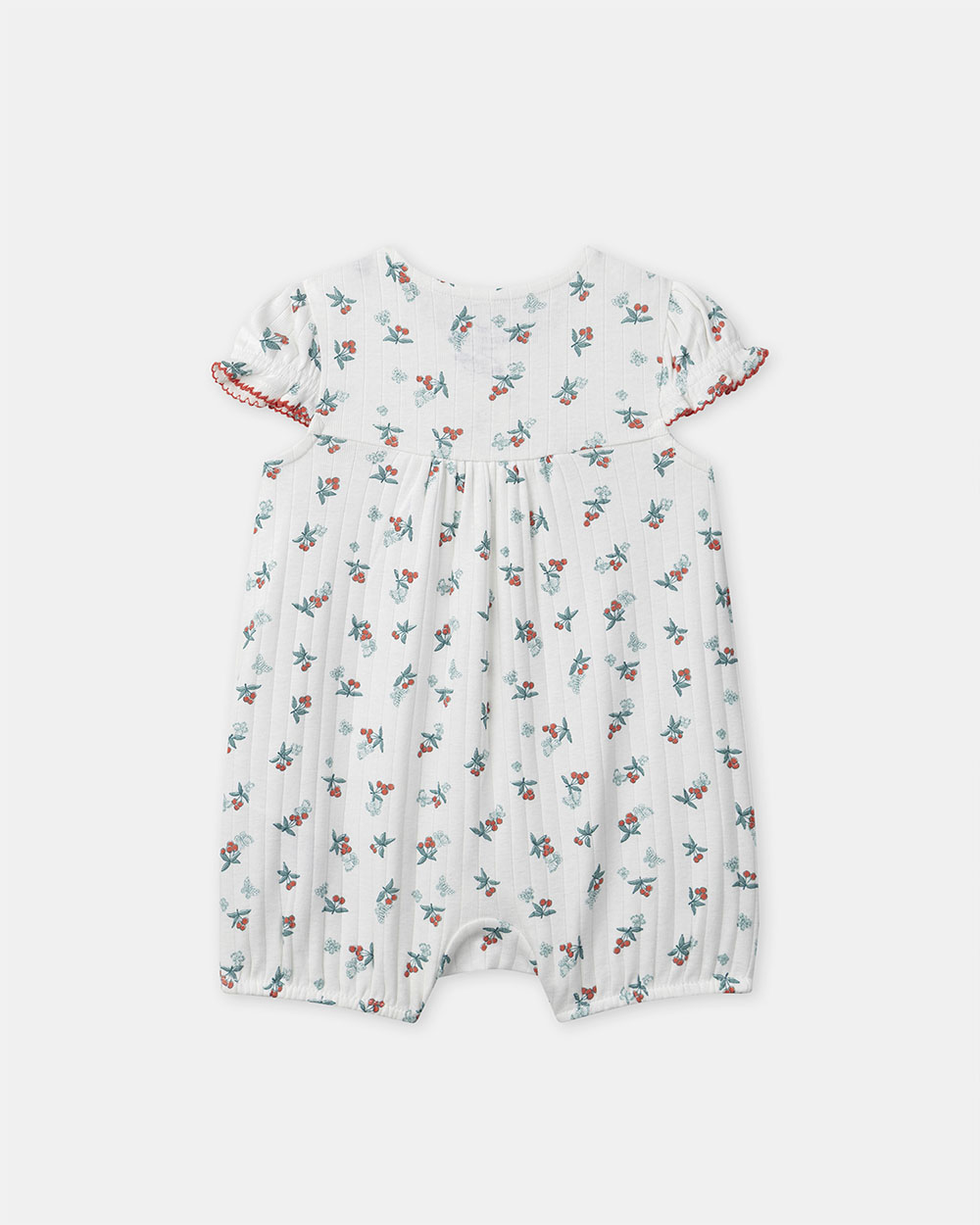 Fruit and butterfly print jumpsuit Ecru colour  Sergent Major