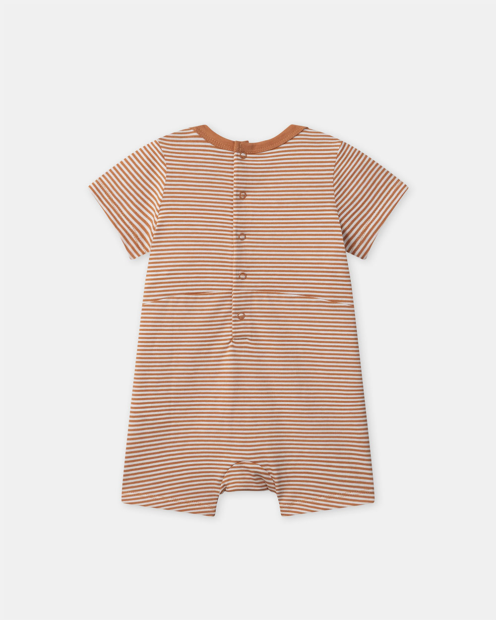 Short striped jumpsuit Orange colour  Sergent Major