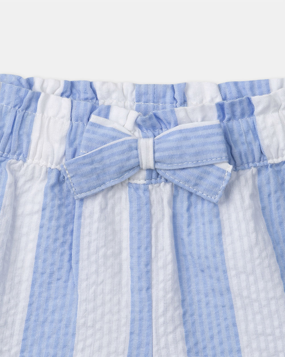 Striped tank top and shorts set Blue colour  Sergent Major