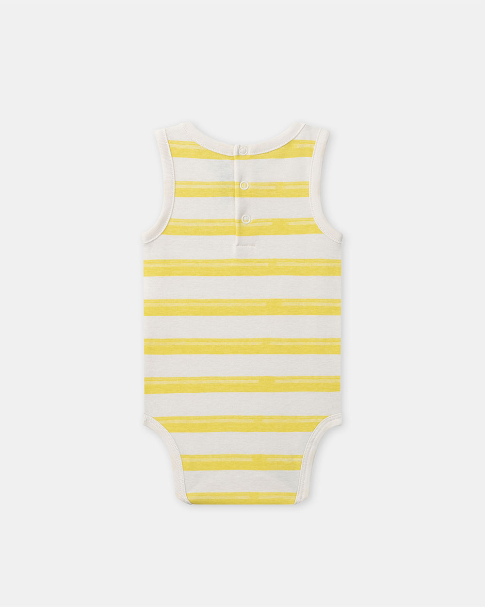 Striped sleeveless bodysuit Yellow colour  Sergent Major