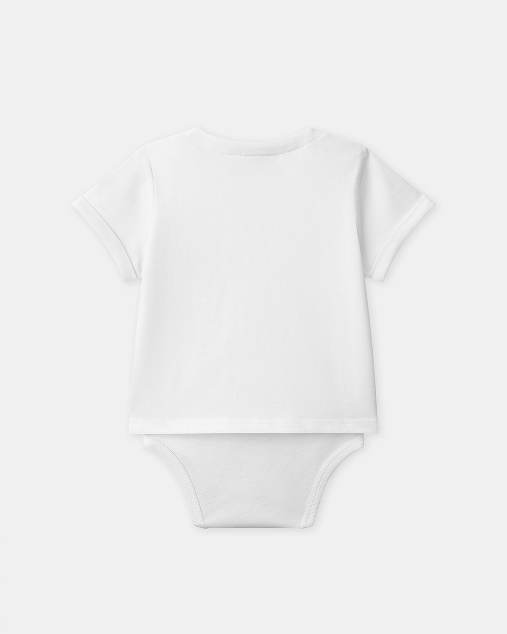 Sea-print T-shirt bodysuit Ecru colour  Sergent Major