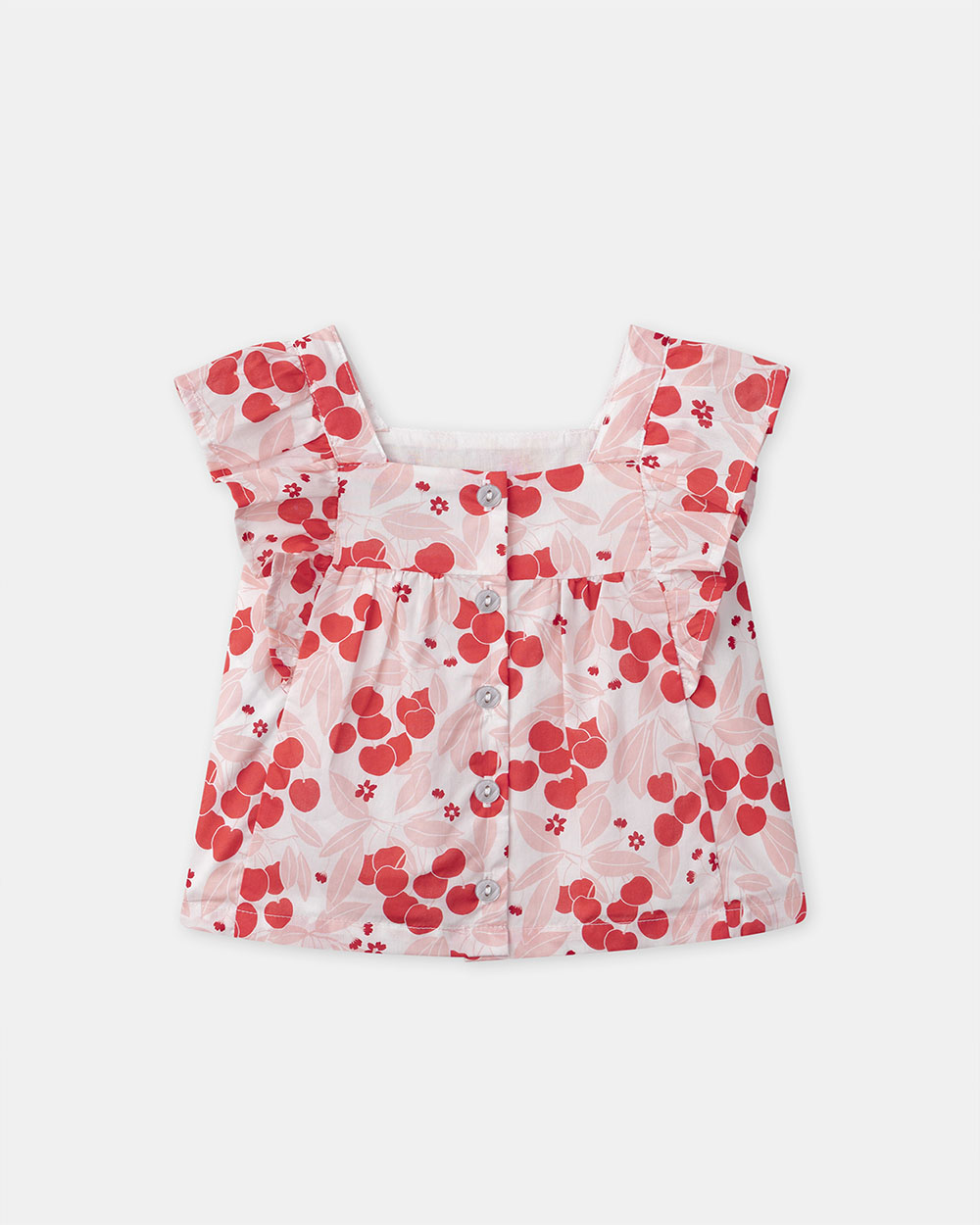 Cherry print blouse Pink colour  Sergent Major