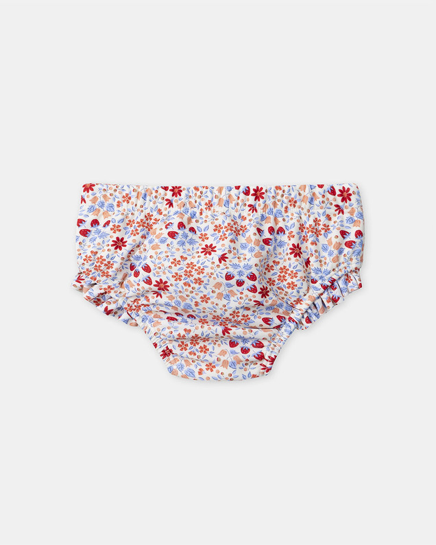 Strawberry and flower-print swim cover-up Red colour  Sergent Major