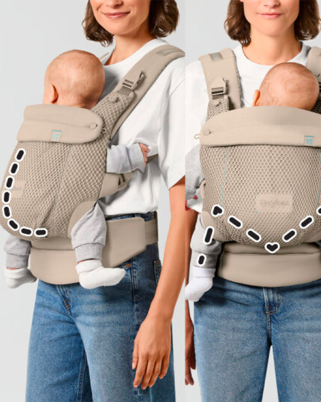 Amya baby carrier Fog grey colour  Cybex