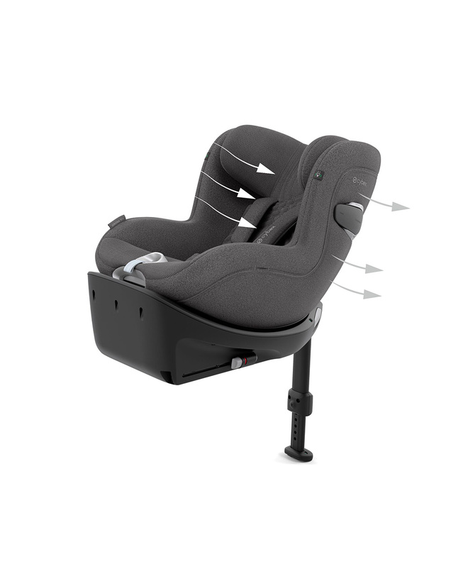 Sirona Ti car seat Mirage Grey Plus colour  Cybex