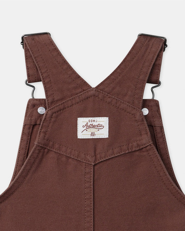 &ldquo;Little Adventurer&rdquo; short overalls Brown colour  Sergent Major