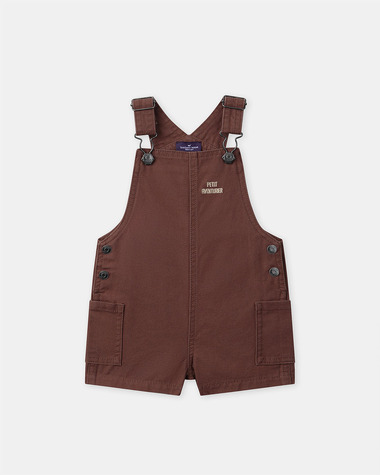 &ldquo;Little Adventurer&rdquo; short overalls Brown colour  Sergent Major