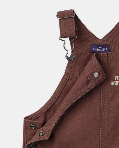 &ldquo;Little Adventurer&rdquo; short overalls Brown colour  Sergent Major