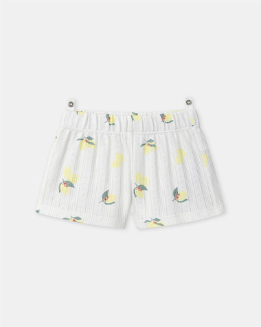 Two-piece lemon print pajamas Ecru colour  Sergent Major
