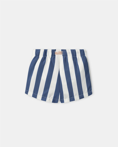 Striped swim shorts with nappy Blue colour  Sergent Major