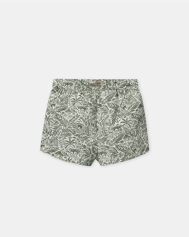 Jungle print swim shorts with lining Khaki colour  Sergent Major