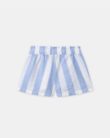 Striped tank top and shorts set Blue colour  Sergent Major