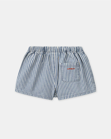 Striped denim shorts Blue colour  Sergent Major