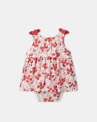 Cherry-print bodysuit Pink colour  Sergent Major