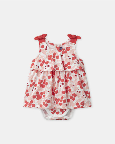 Cherry-print bodysuit Pink colour  Sergent Major