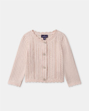 Openwork knit cardigan Light pink colour  Sergent Major