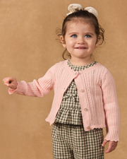 Openwork knit cardigan Light pink colour  Sergent Major