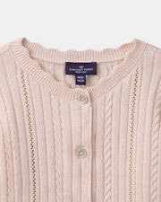 Openwork knit cardigan Light pink colour  Sergent Major