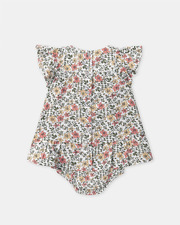 Baby girl dress and bloomers Floral print  Sergent Major