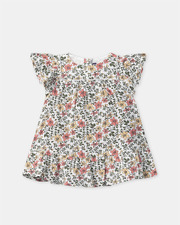 Baby girl dress and bloomers Floral print  Sergent Major