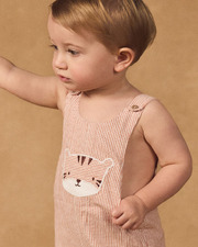 Striped short overalls Brown colour  Sergent Major