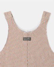Striped short overalls Brown colour  Sergent Major