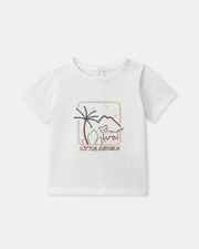 Jungle print T-shirt Ecru colour  Sergent Major