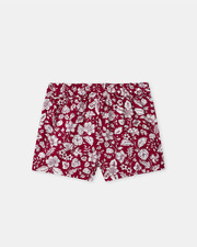 Floral print blouse and shorts set Fuchsia pink colour  Sergent Major