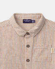 Short-sleeved striped shirt Orange colour  Sergent Major
