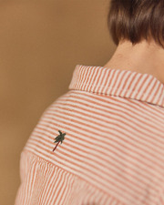 Short-sleeved striped shirt Orange colour  Sergent Major