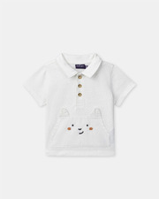Polo-style T-shirt Ecru colour  Sergent Major