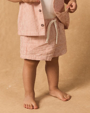Comfortable striped shorts Orange colour  Sergent Major