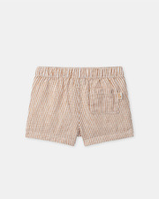 Comfortable striped shorts Orange colour  Sergent Major