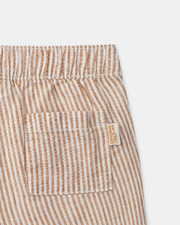 Comfortable striped shorts Orange colour  Sergent Major