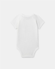Short-sleeved bodysuit with 3D ears Ecru colour  Sergent Major