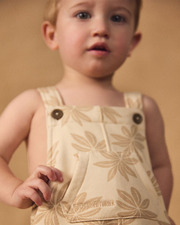Palm tree print short overalls Beige colour  Sergent Major