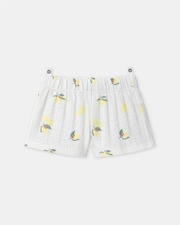Two-piece lemon print pajamas Ecru colour  Sergent Major