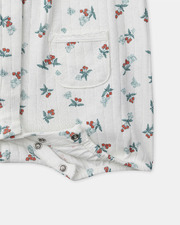 Fruit and butterfly print jumpsuit Ecru colour  Sergent Major