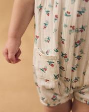 Fruit and butterfly print jumpsuit Ecru colour  Sergent Major