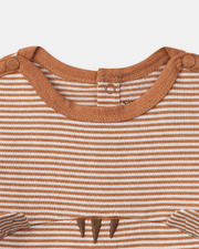 Short striped jumpsuit Orange colour  Sergent Major