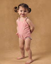Reversible floral or striped print one-piece swimsuit Pink colour  Sergent Major